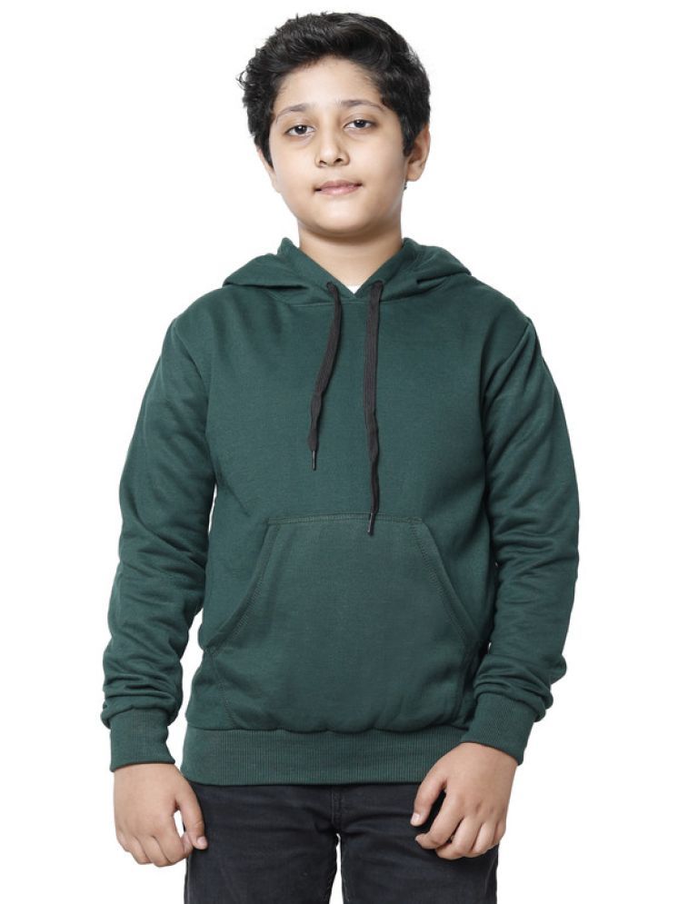     			IndiWeaves Pack of 1 Boys Fleece Sweatshirt ( Green )