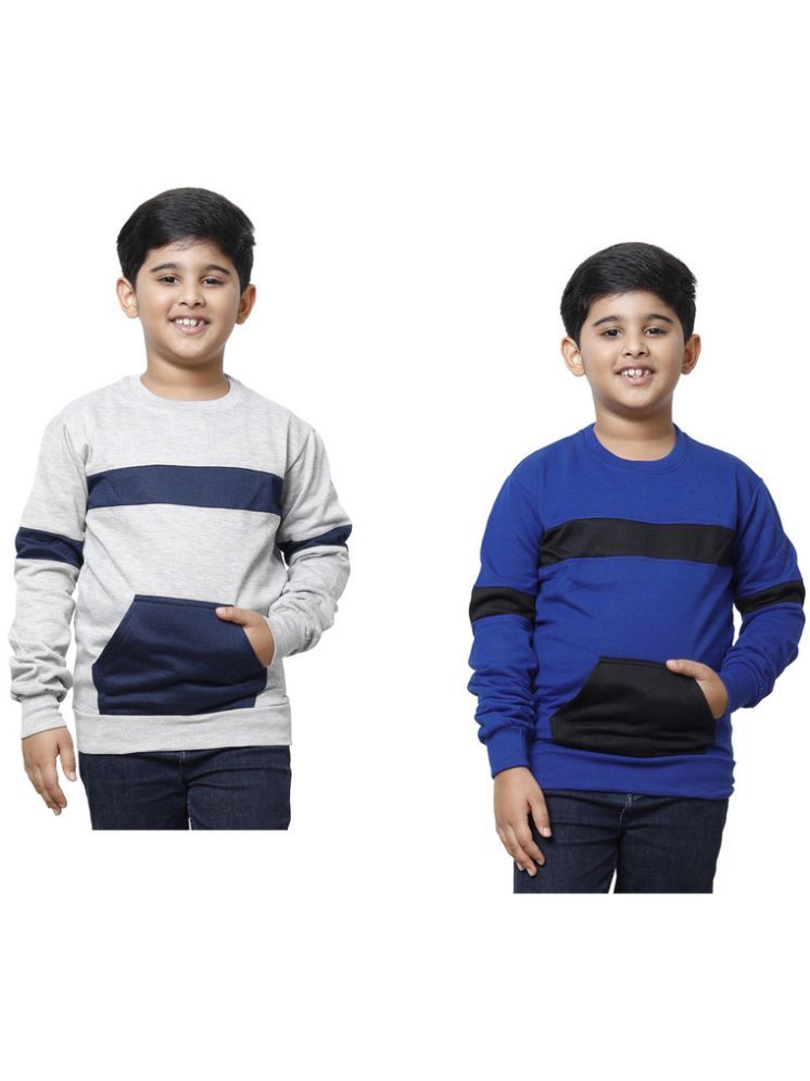     			IndiWeaves Pack of 1 Boys Fleece Sweatshirt ( Multicolor )