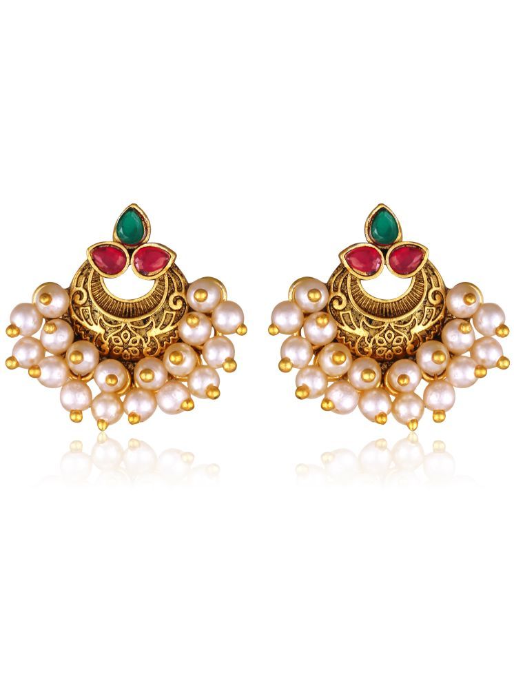     			VIVASTRI Multi Color Stud Earrings ( Pack of 1 )