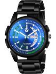 PIRASO Black Stainless Steel Analog Men's Watch