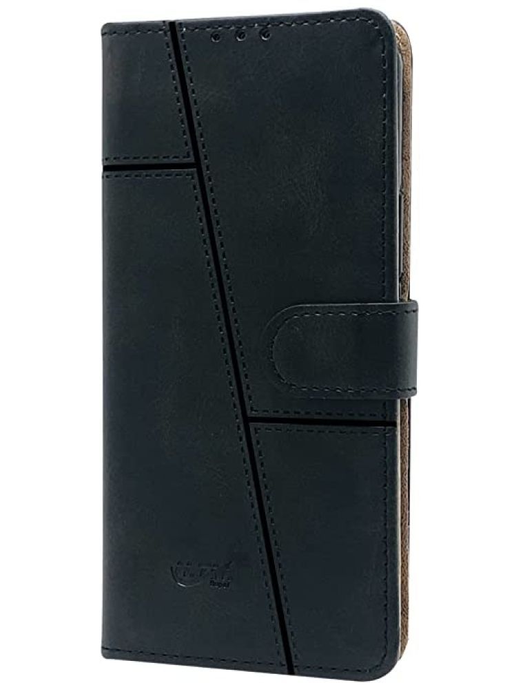     			Doyen Creations Black Flip Cover Artificial Leather Compatible For Vivo Y20 ( Pack of 1 )