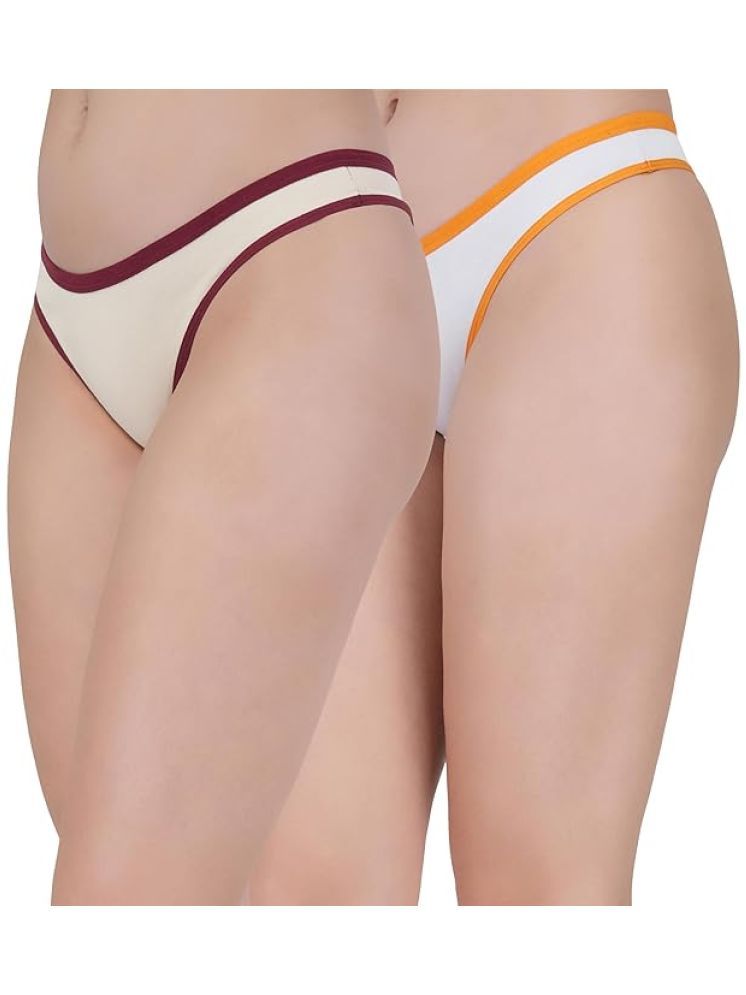     			Louis Craft Pack of 2 Cotton Thongs For Women ( Multicolor1 )