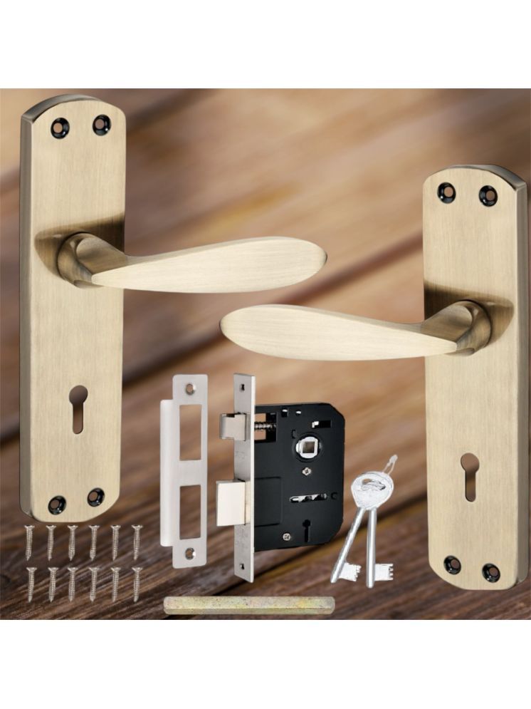     			ProHard Pure Gold Mortice lock set Handle