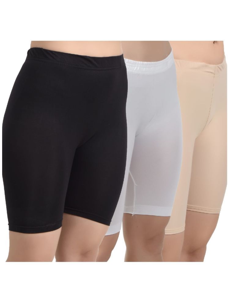     			ROKONIC Nylon Hot Pants - Black,Beige,White