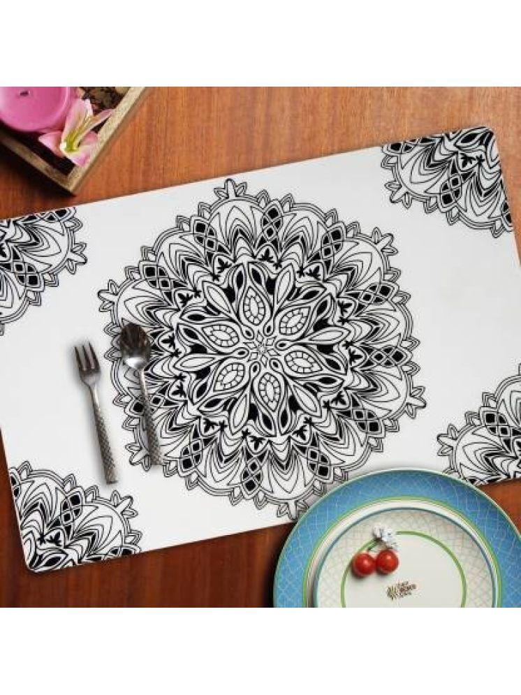     			Revexo PVC Solid Rectangle Table Mats ( 40 cm x 30 cm ) Pack of 1 - Multi