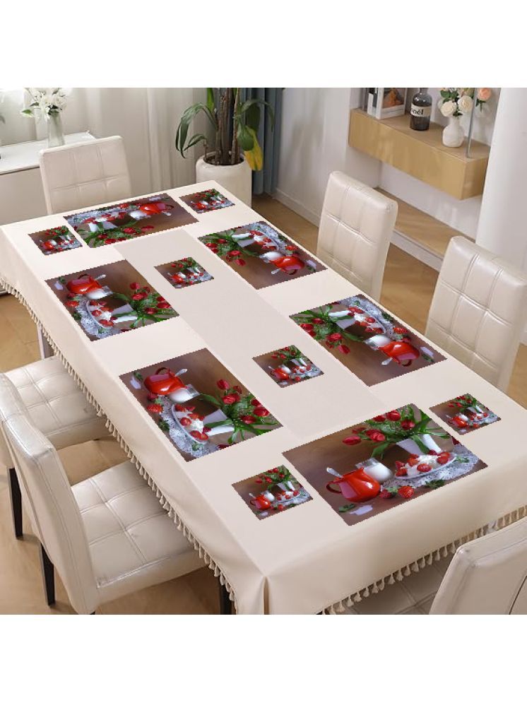     			Revexo PVC Solid Rectangle Table Mats & Coasters ( 40 cm x 30 cm ) Pack of 1 - Multi