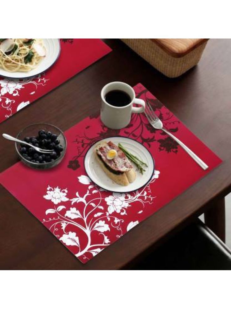     			Revexo PVC Solid Rectangle Table Mats ( 40 cm x 30 cm ) Pack of 1 - Multi