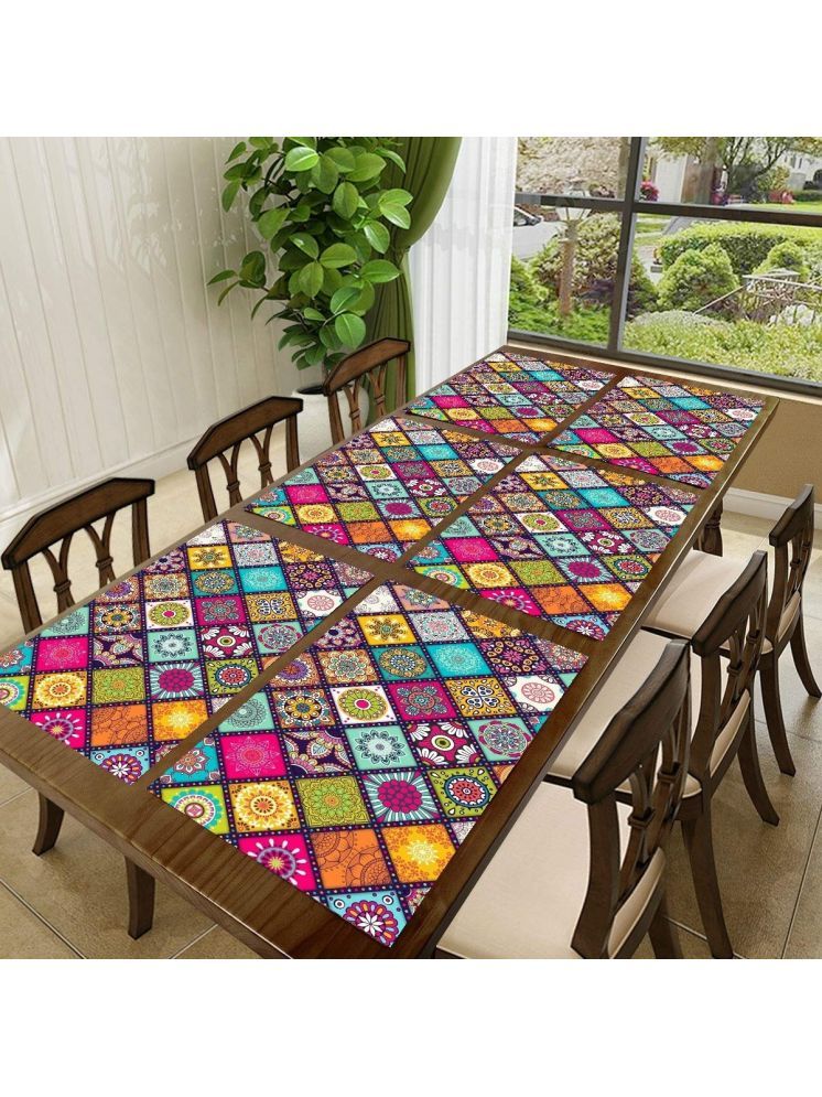     			Revexo PVC Solid Rectangle Table Mats ( 40 cm x 30 cm ) Pack of 1 - Multi