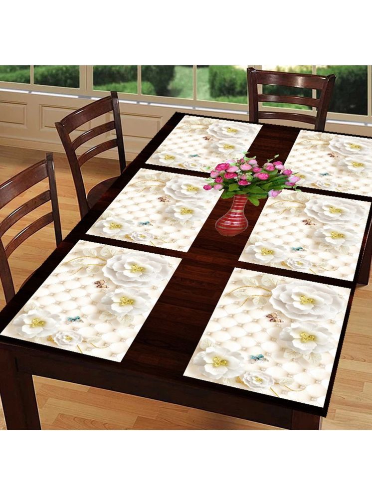     			Revexo PVC Solid Rectangle Table Mats ( 40 cm x 30 cm ) Pack of 1 - Multi