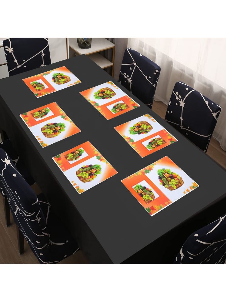     			Revexo PVC Solid Rectangle Table Mats ( 40 cm x 30 cm ) Pack of 1 - Multi