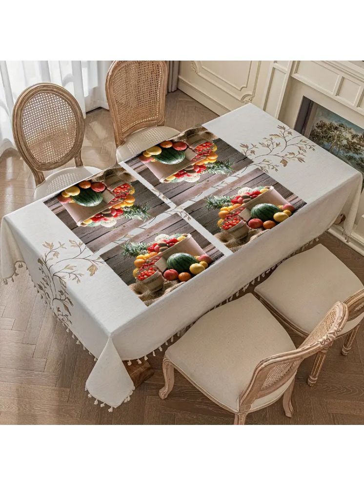     			Revexo PVC Solid Rectangle Table Mats ( 40 cm x 30 cm ) Pack of 1 - Multi