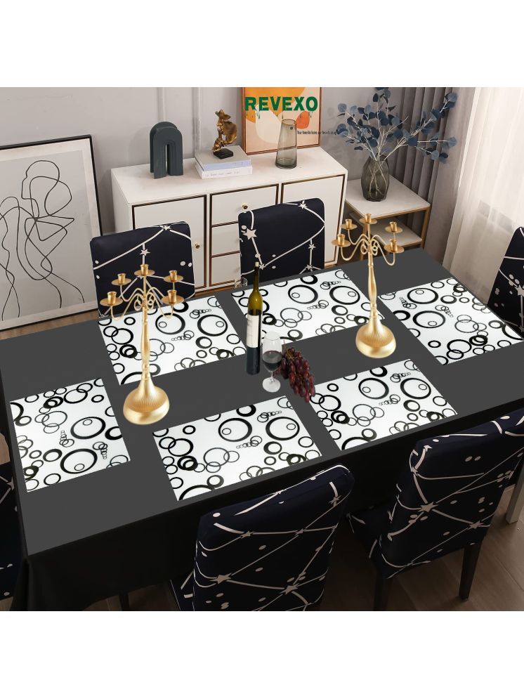     			Revexo PVC Solid Rectangle Table Mats ( 40 cm x 30 cm ) Pack of 1 - Multi