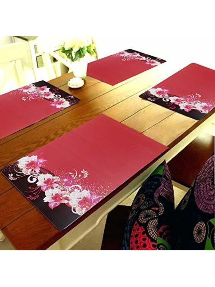     			Revexo PVC Solid Rectangle Table Mats ( 40 cm x 30 cm ) Pack of 1 - Multi