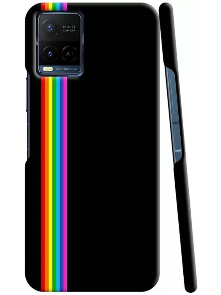     			T4U THINGS4U Multicolor Printed Back Cover Polycarbonate Compatible For Vivo y21t ( Pack of 1 )