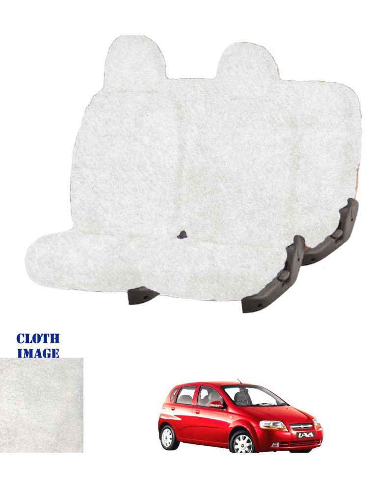     			Chevrolet Aveo White 5 Seater Car Seat Cover