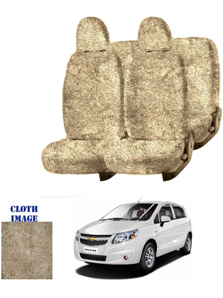     			Chevrolet Sail Hatchback Beige 5 Seater Car Seat Cover