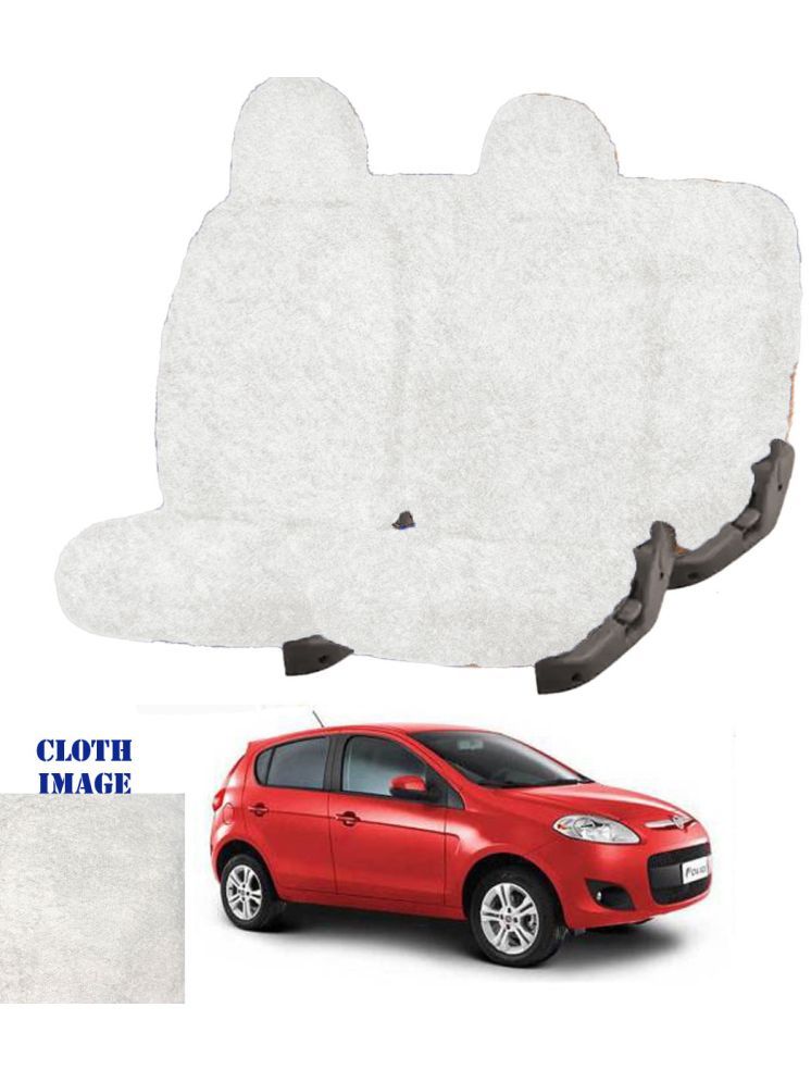     			Fiat Palio White 5 Seater Car Seat Cover