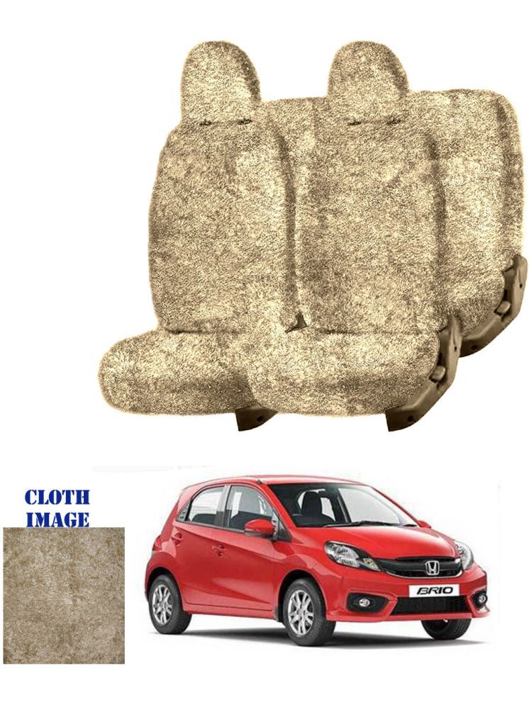     			Honda Brio Beige 5 Seater Car Seat Cover