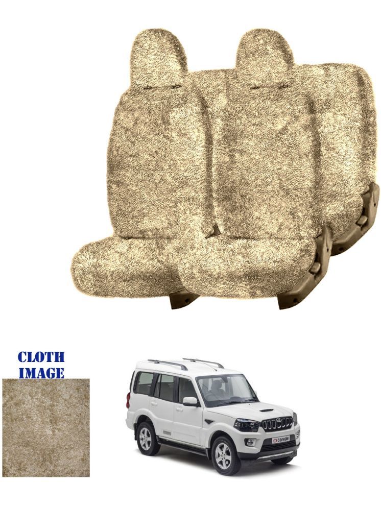     			Mahindra New Scorpio Beige 5 Seater Car Seat Cover