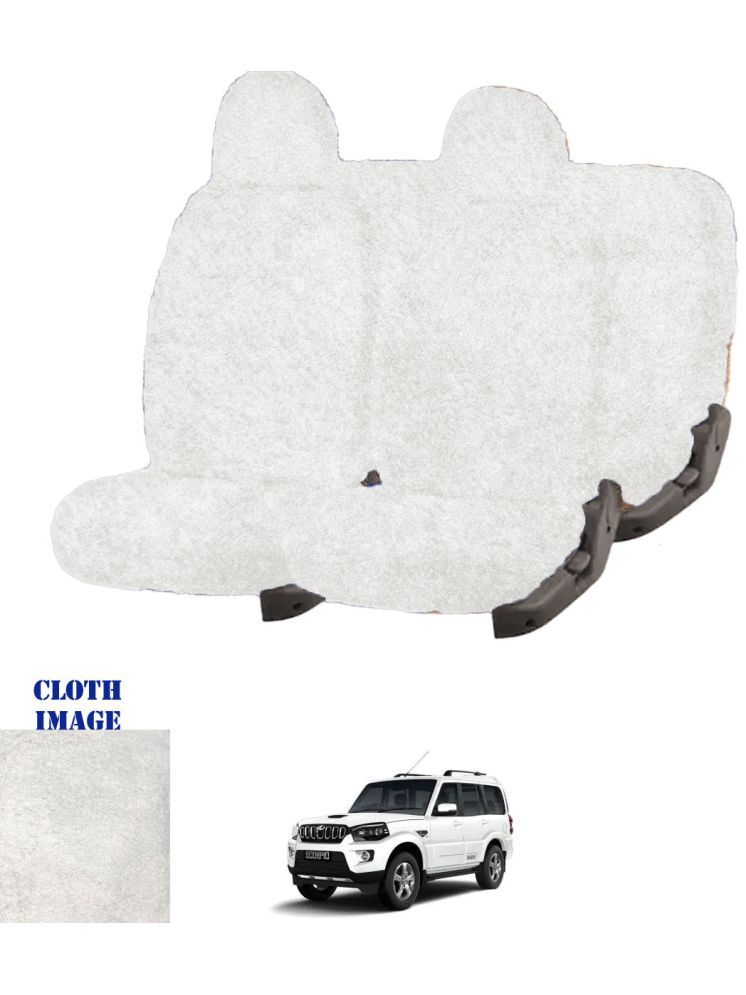     			Mahindra Scorpio 7S White 7 Seater Car Seat Cover