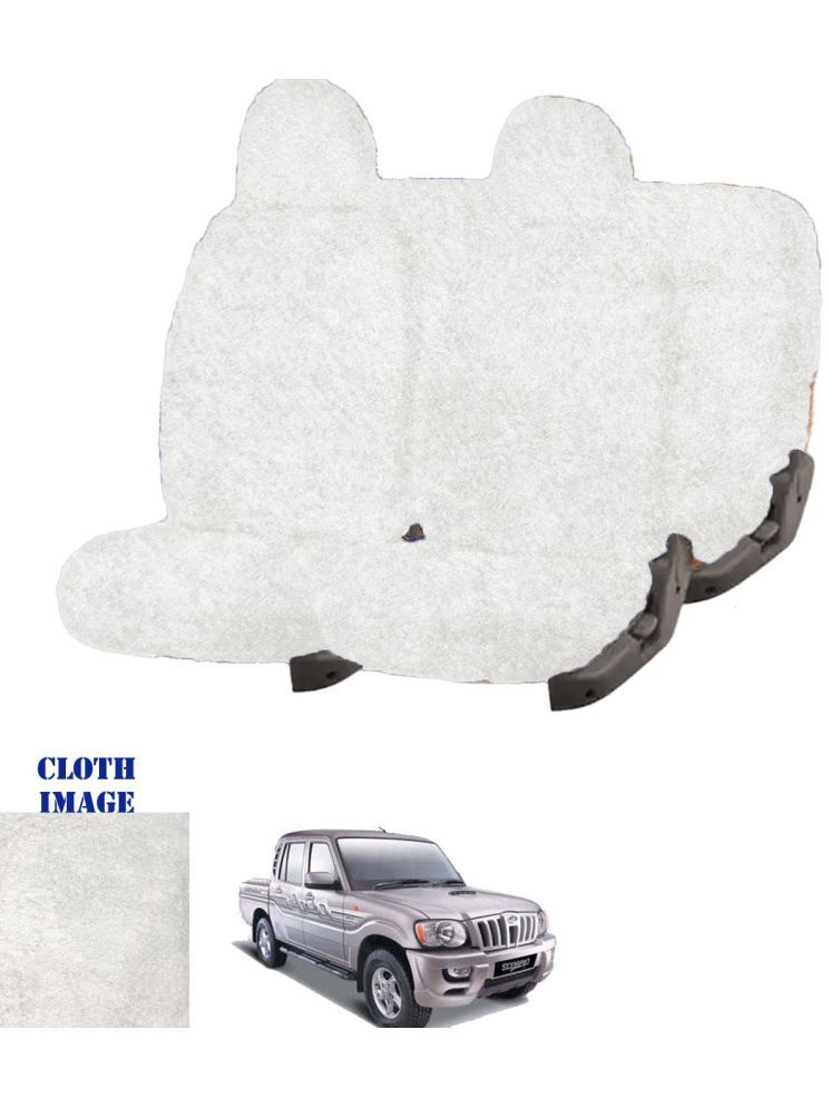     			Mahindra Scorpio Getaway White 9 Seater Car Seat Cover