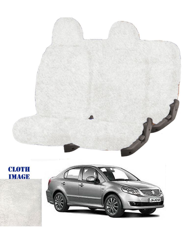     			Maruti Swift Dzire White 5 Seater Car Seat Cover