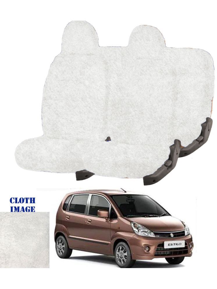     			Maruti Zen White 5 Seater Car Seat Cover