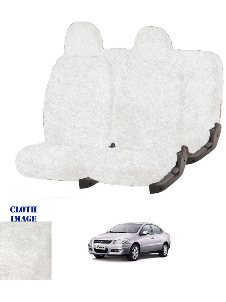     			NA Cielo White 5 Seater Car Seat Cover