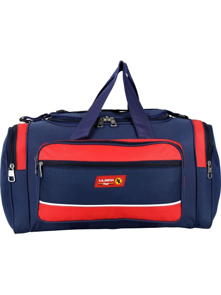     			S.K.DAYNA 40 Ltrs Blue Polyester Duffle Bag