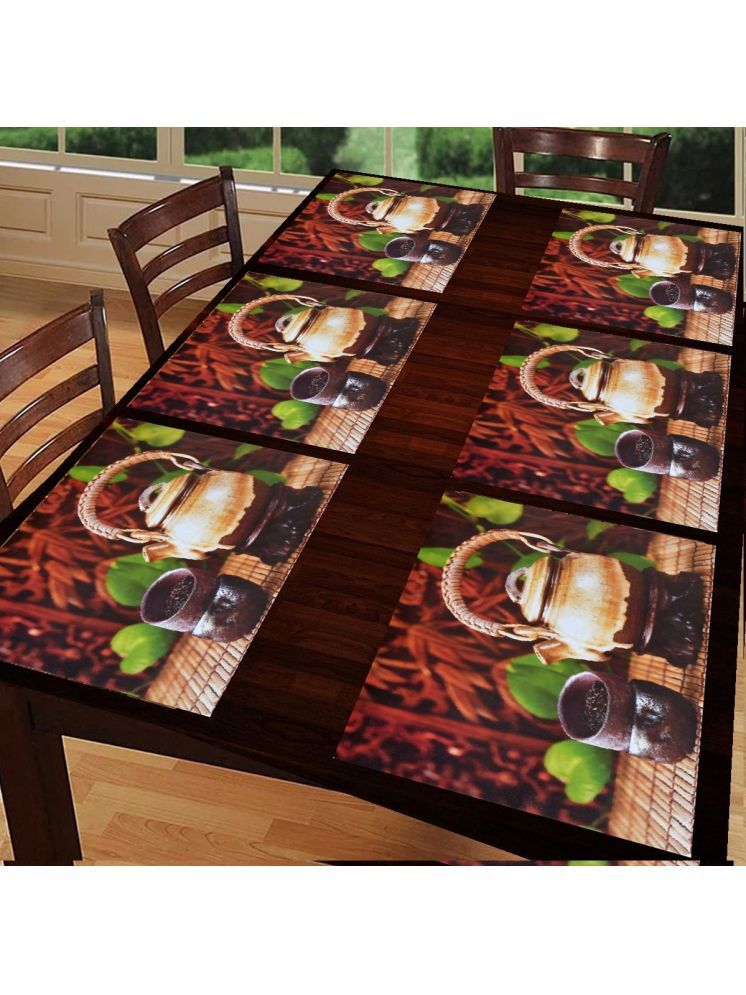     			Sanraksshan PVC Solid Rectangle Table Mats ( 40 cm x 30 cm ) Pack of 1 - Multi