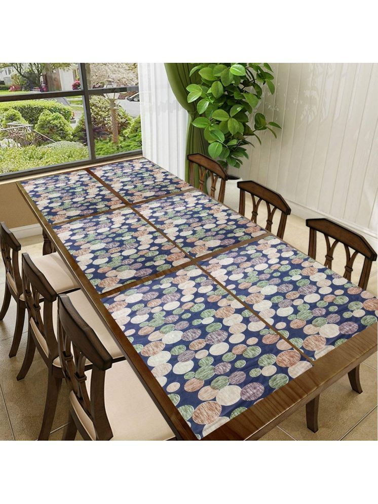     			Sanraksshan PVC Solid Rectangle Table Mats ( 40 cm x 30 cm ) Pack of 1 - Multi