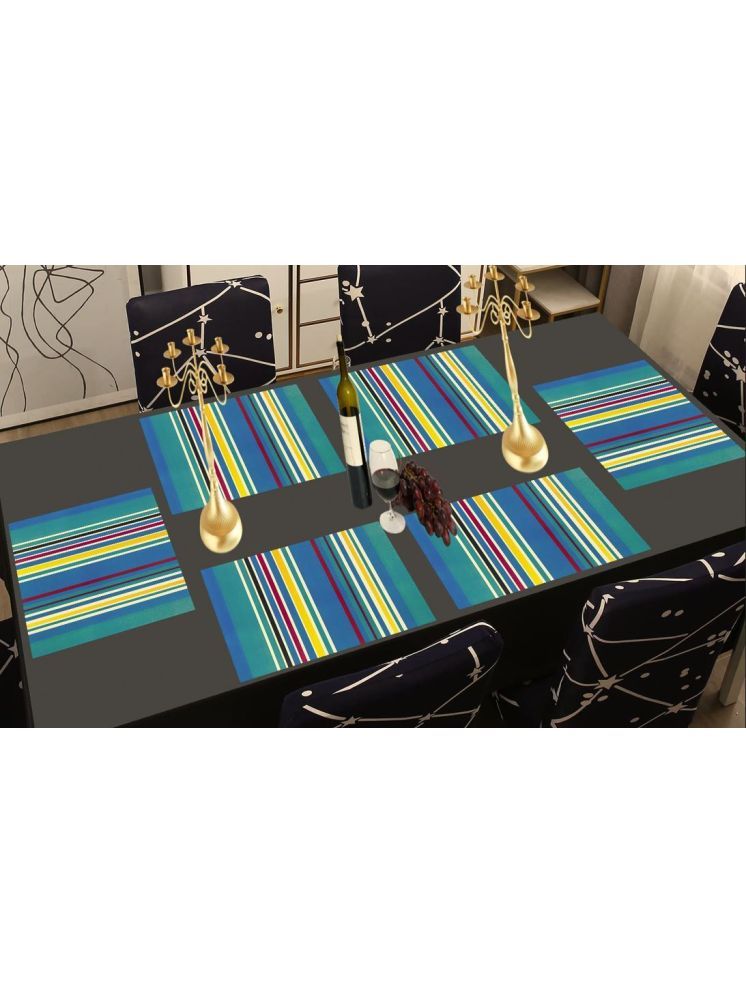     			Sanraksshan PVC Solid Rectangle Table Mats ( 40 cm x 30 cm ) Pack of 1 - Multi