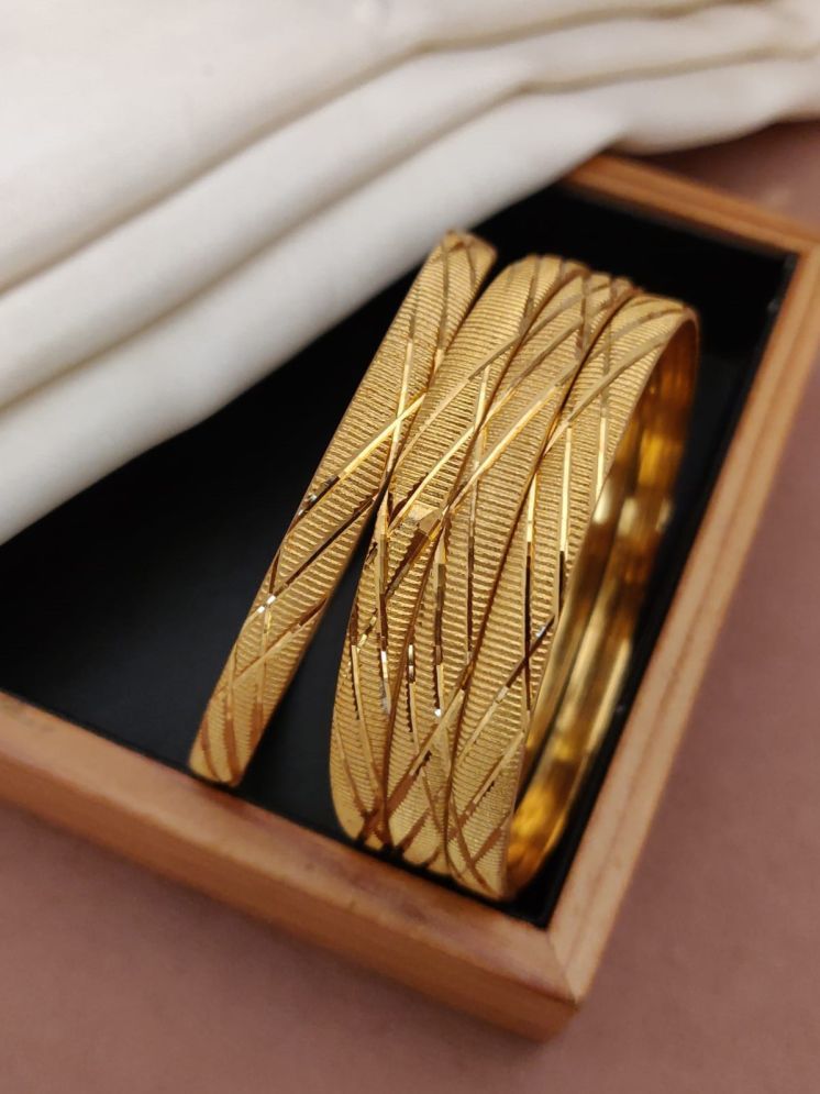     			Shivay Fashion Gold Bangle Set ( Pack of 2 )