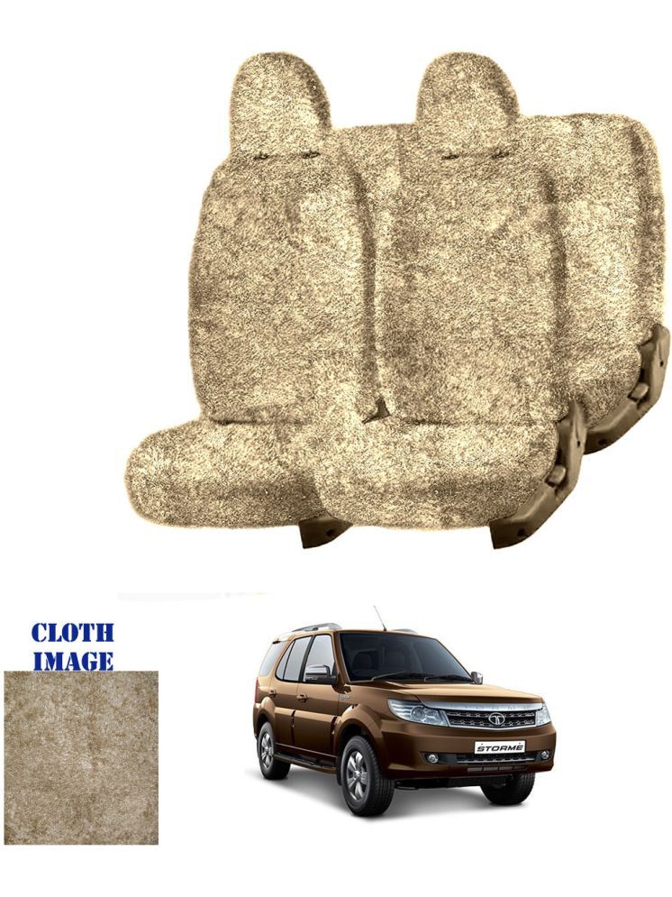     			Tata Safari Storme Beige 7 Seater Car Seat Cover