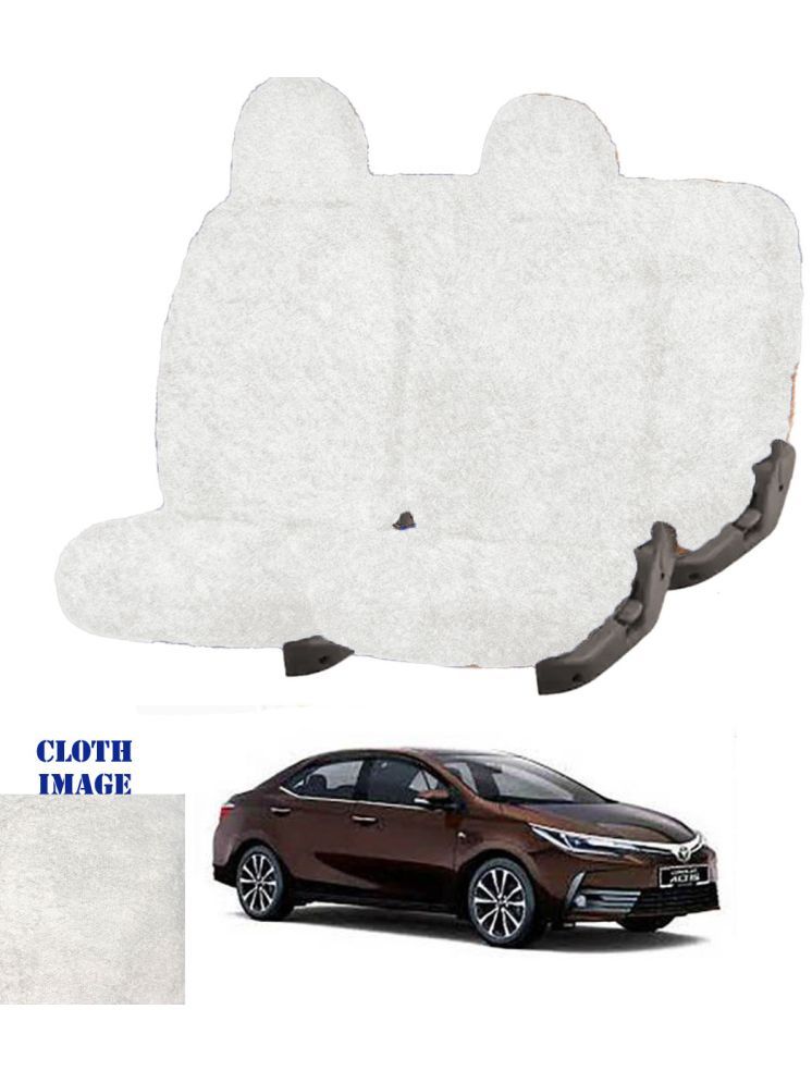     			Toyota Corolla White 5 Seater Car Seat Cover