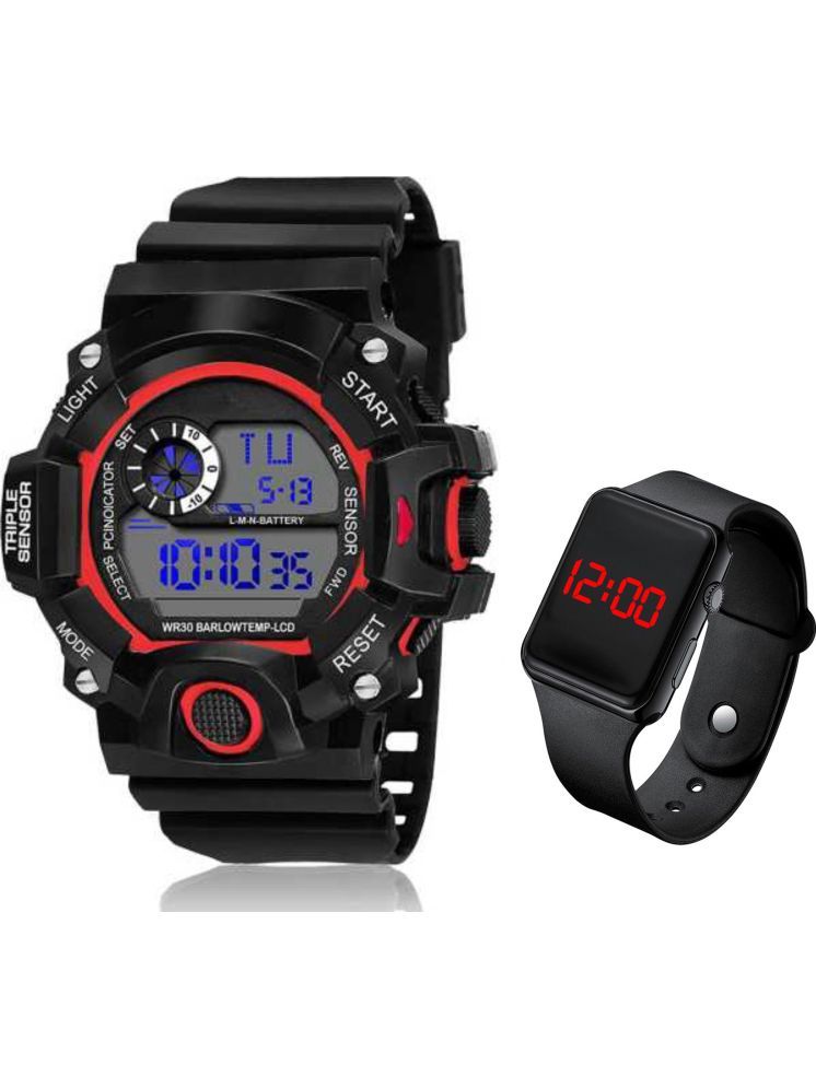     			Trex Black Silicon Digital Men's Watch