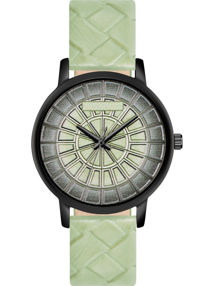     			Trex Green PU Analog Men's Watch