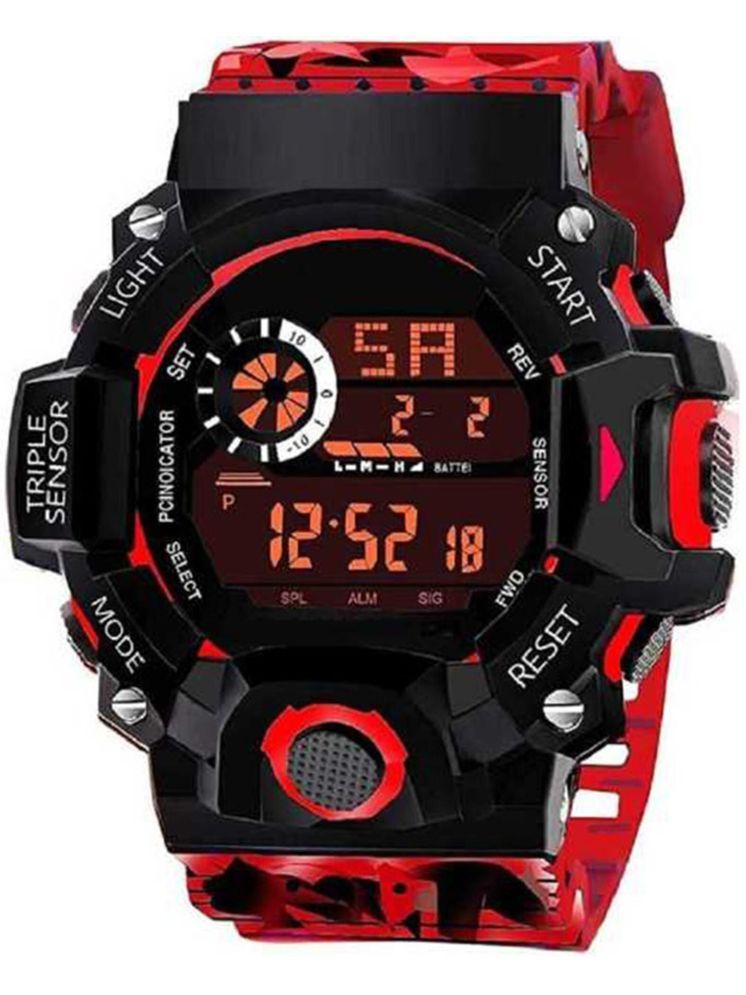     			Trex Multicolor Silicon Digital Men's Watch