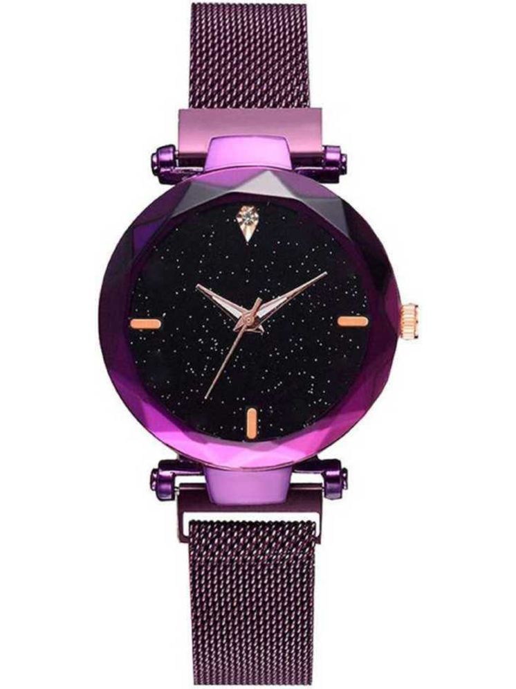     			Trex Purple Metal Analog Men's Watch