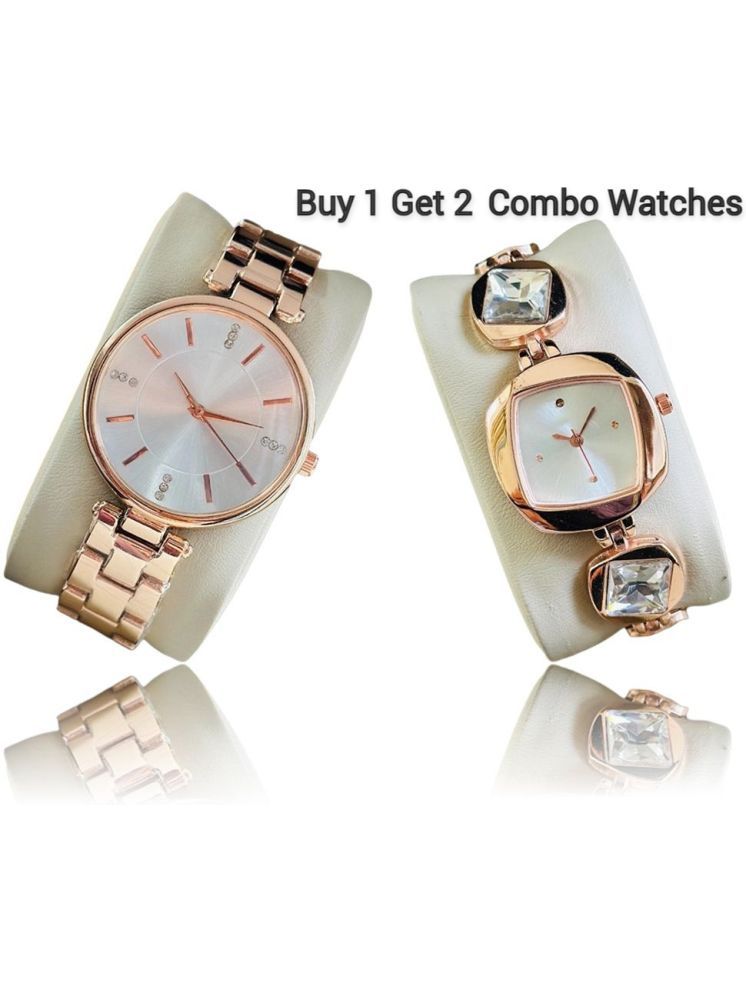     			Trex Rose Gold Stainless Steel Analog Womens Watch