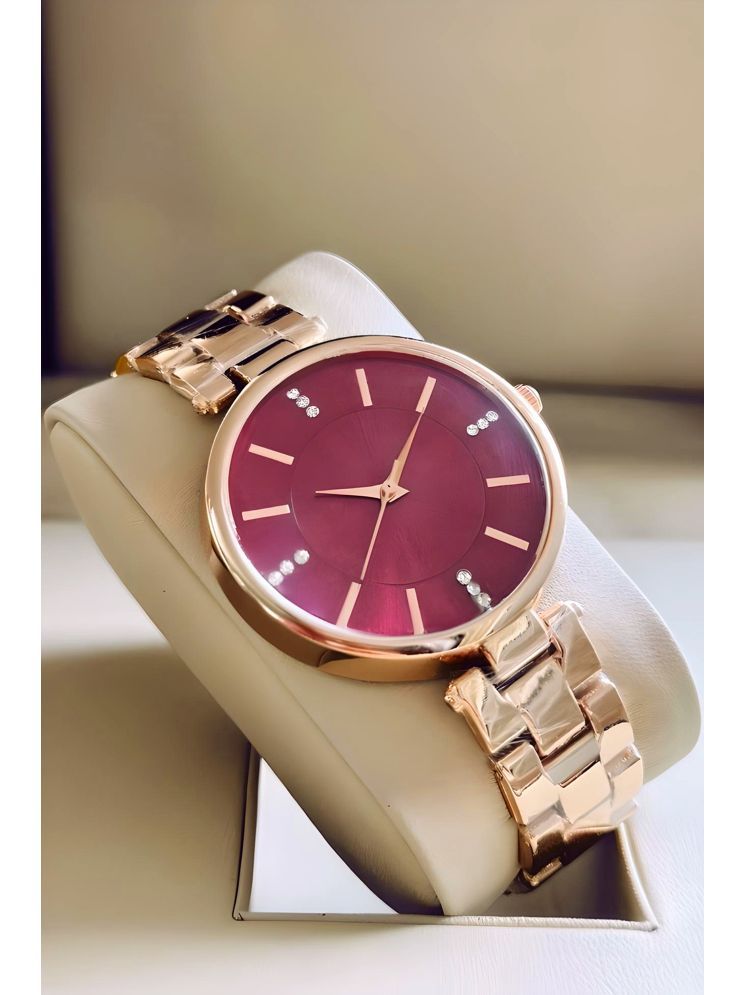     			Trex Rose Gold Stainless Steel Analog Womens Watch