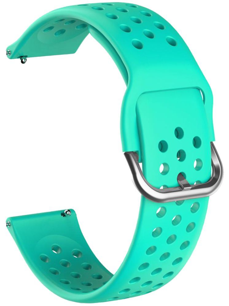     			ACM Watch Strap Silicone Belt 22mm compatible with Acwo Fwit Go-On Ultra Smartwatch Breatheable Dot Band Turquoise