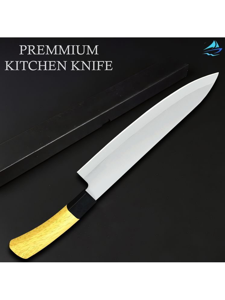     			ATARC Yellow Stainless Steel Chef Knife Blade Length 20 cm ( Pack of 1 )