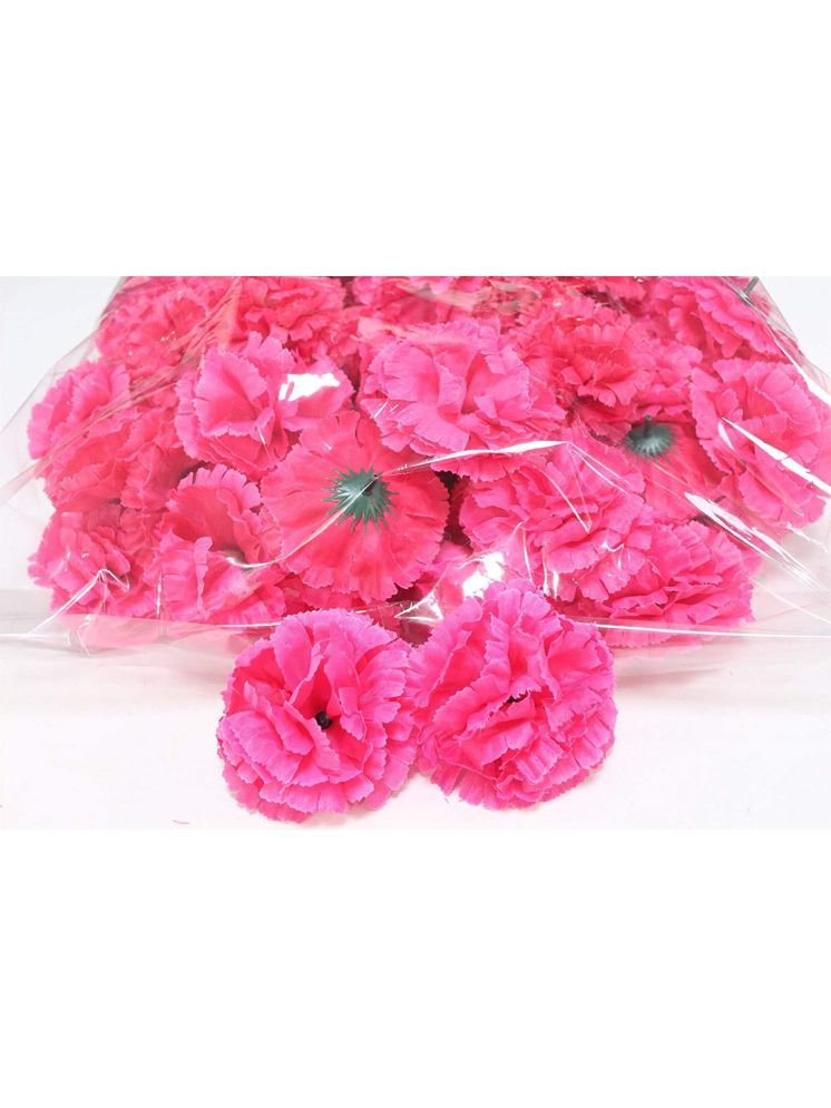     			Green plant indoor - Pink Carnations Artificial Flower ( Pack of 13 & More )