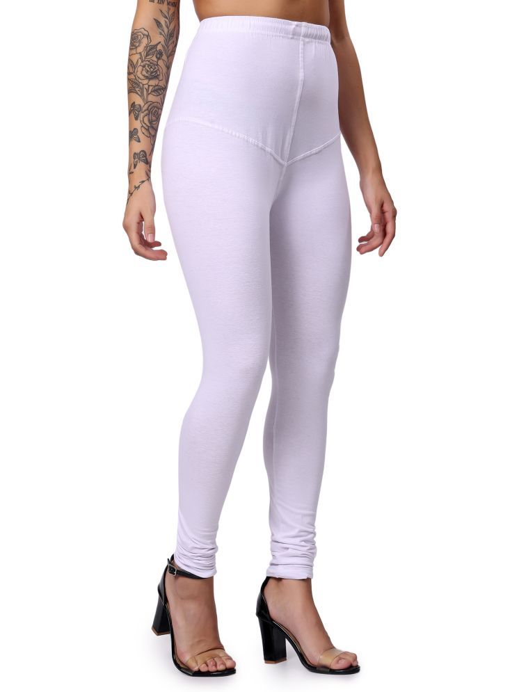     			Keviv Pack of 1 Cotton Women's Leggings ( White )