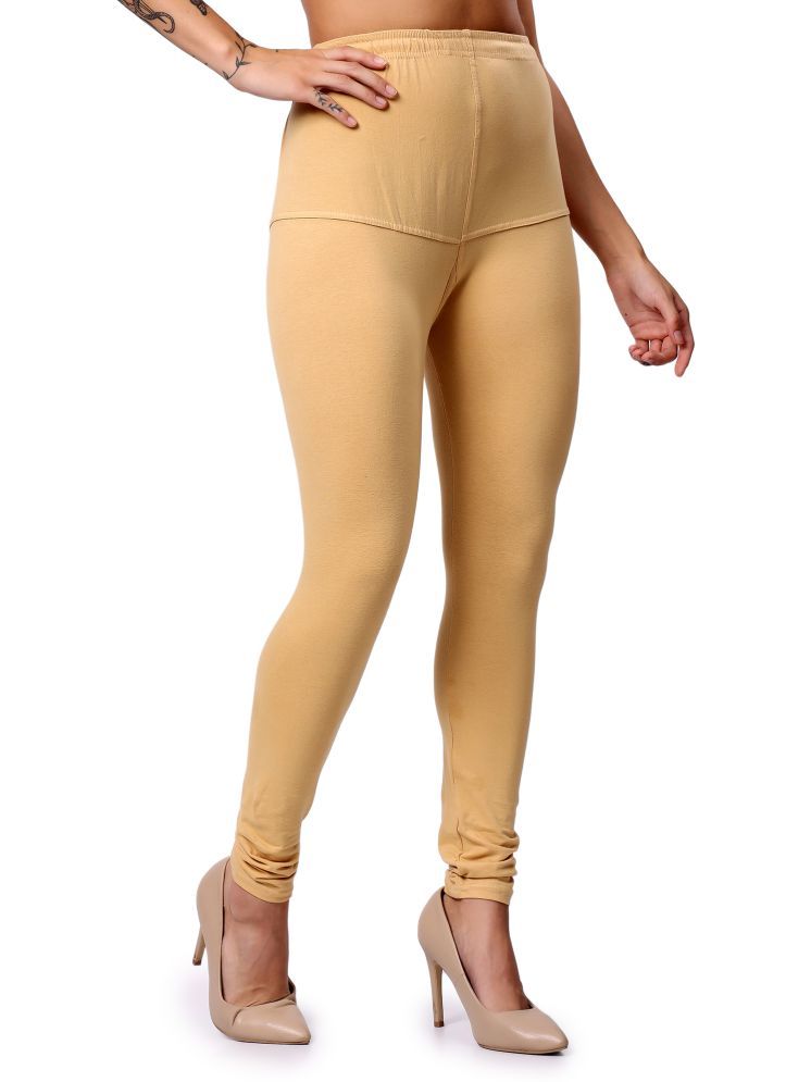     			Keviv Pack of 1 Cotton Women's Leggings ( Beige )