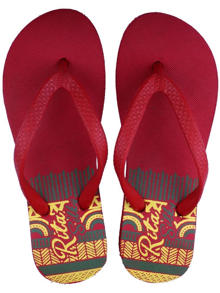     			METAMORPH X RITA Red Women's Daily Slipper