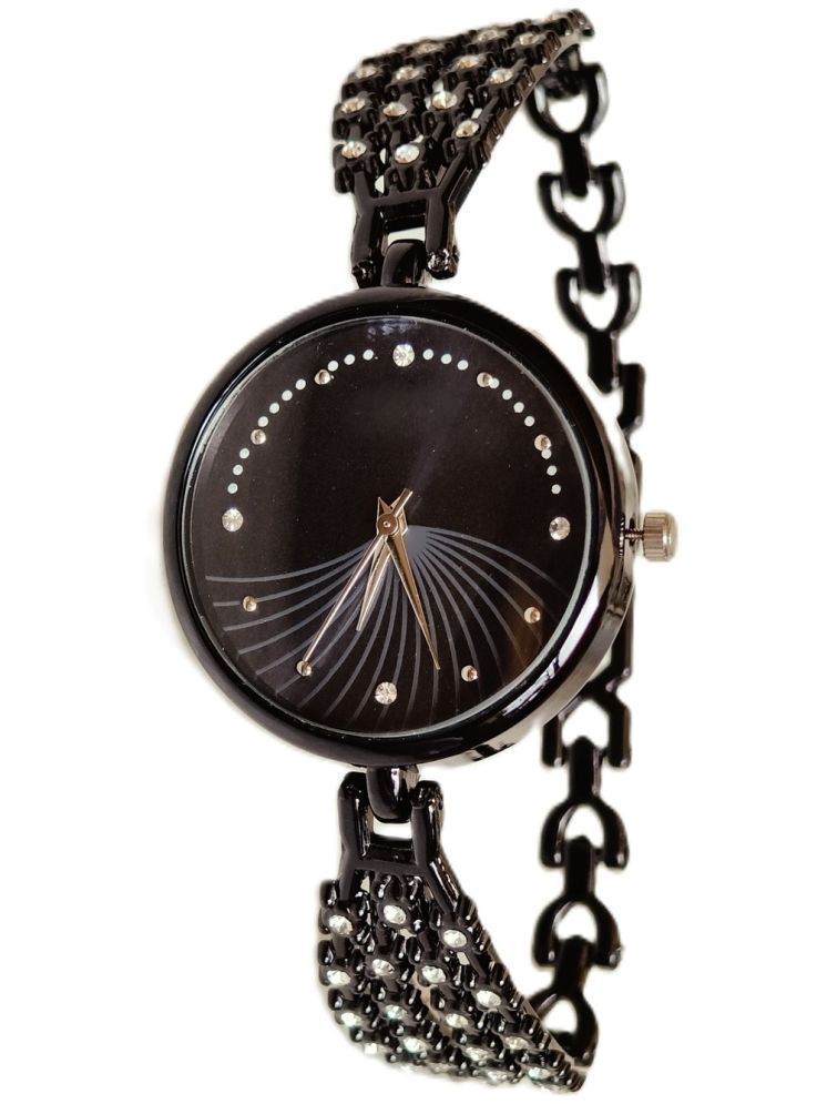     			Renaissance Traders Black Metal Analog Womens Watch