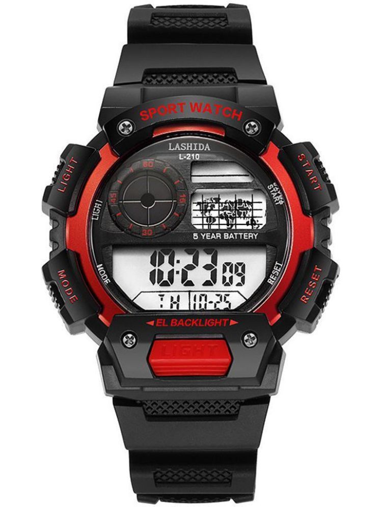     			Trex Black Silicon Digital Men's Watch