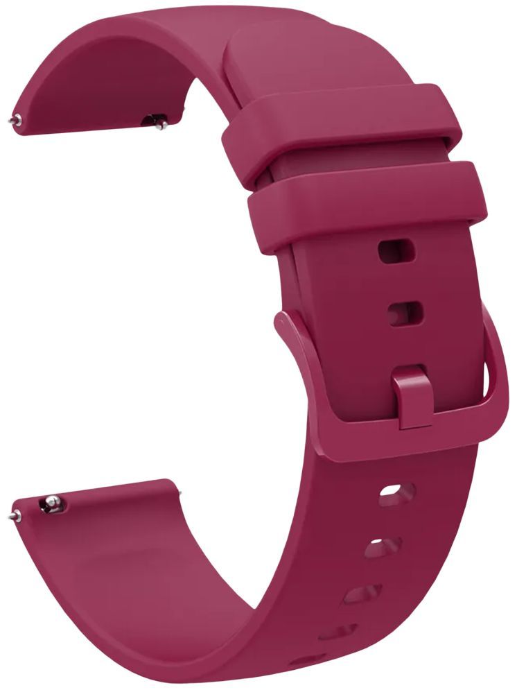     			ACM Watch Strap Silicone Belt 22mm compatible with Timex Iconnect Go Plus Smartwatch Color Hook Band Purple